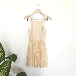Altar'd State cream lace dress